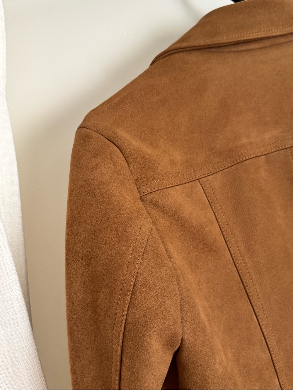 Philosophy Brown Suede Cropped Jacket - Picture 10 of 16